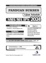PANDUAN SUKSES UJIAN SEKOLAH + AKM SMA/MA IPS 2024